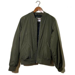 Small Olive Green Bomber Jacket